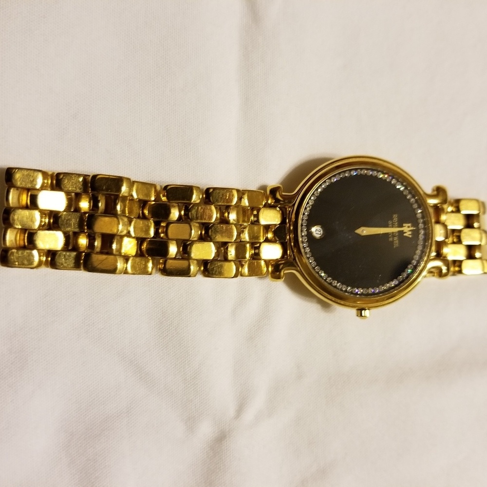 Gold Raymond Weil Geneve Watch